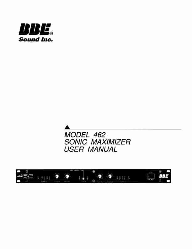 BBE Stereo Amplifier BBE 462-page_pdf